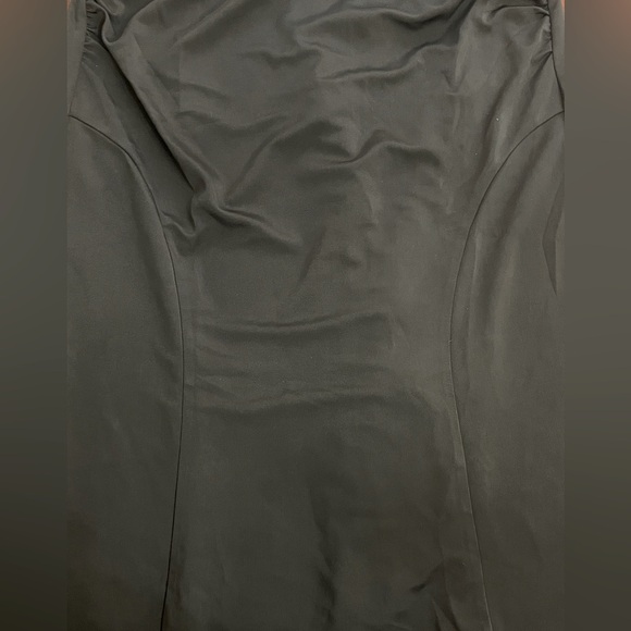 NWOT Belle Poque Elegant Ruched Pencil Skirt Black High Waist Business Skirt - Picture 15 of 15